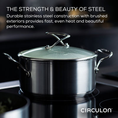 Circulon 5-qt. Saute Pan With Lid And Helper Handle, Fry Pans & Skillets, Household