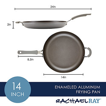 Rachael Ray Cook + Create 14 in. Aluminum Nonstick Frying Pan in