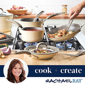 Rachael Ray Cook + Create 11-pc. Non-Stick Cookware Set