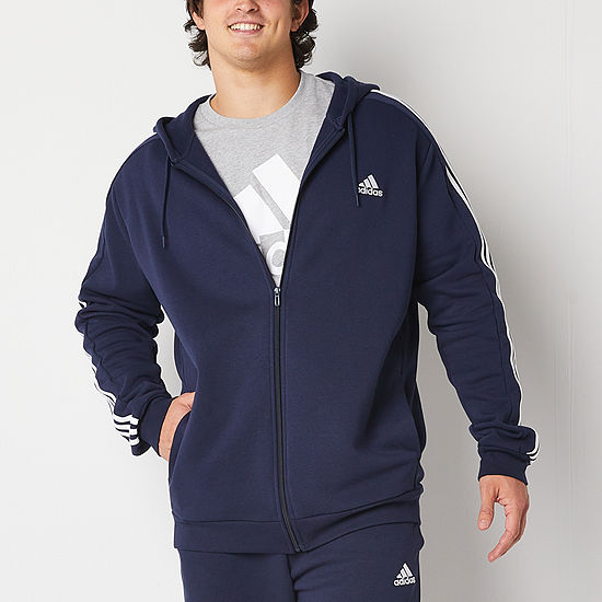 adidas Big and Tall Mens Long Sleeve Hoodie - JCPenney