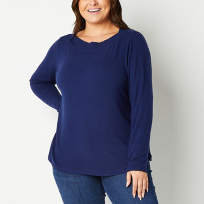 Women's Plus Size Long Sleeve Tops & T-Shirts