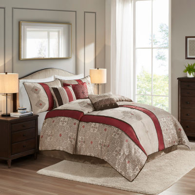 Madison Park Blaine 7-pc. Jacquard Comforter Set