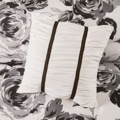 Intelligent Design Renee Floral Comforter Set with decorative pillows