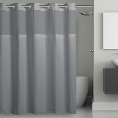 Hookless Microfiber Shower Curtain