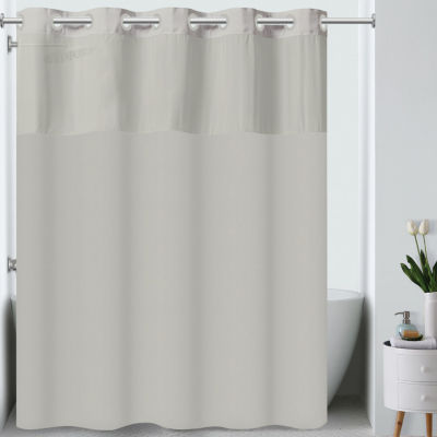 Upgrade Your Shower Game with Hookless Snap Fabric Shower Curtain Liner