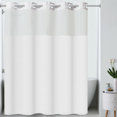 Hookless Plain weave Shower Curtain Set