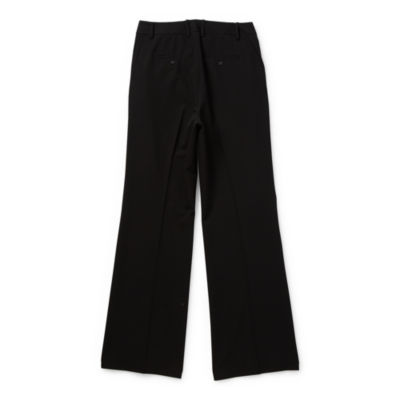 Worthington Womens Adaptive Straight Fit Wide Leg Seated Wear Trouser