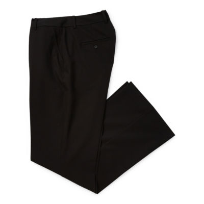 Worthington Womens Adaptive Curvy Fit Straight Trouser