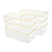 Martha Stewart 4 Pack Clear Storage Boxes And Lids GSBAS4CLR