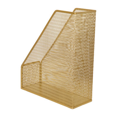 Martha Stewart Gold Mesh Single File Holder