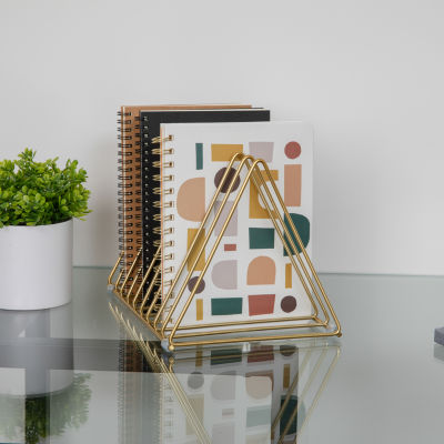 Martha Stewart Gold Mesh 9 Slot File Holder