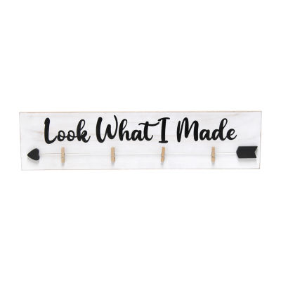 All the Rages Elegant Designs Decorix Wall Mounted 4-Opening Hanging Photo Display