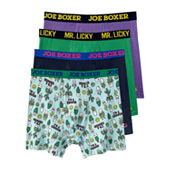 Joe Boxer Iconic Cotton 4 Pack Boxer Briefs –