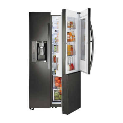 LG ENERGY STAR® 21.7 cu. ft. Smart Wi-Fi Enabled 4-Door French Door Refrigerator