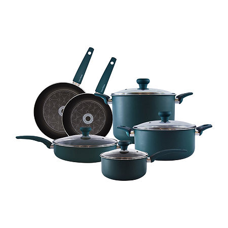 Taste Of Home 10-pc. Non-Stick Cookware Set, One Size, Green