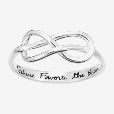 Footnotes Brave Sterling Silver Knot Band