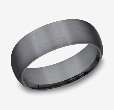 Mens 8MM Tantalum Wedding Band