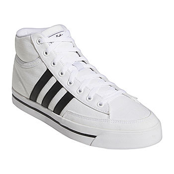 Belong Frog chaos adidas Retrovulc Mid Canvas Skateboarding Mens Sneakers, Color: White Black  - JCPenney