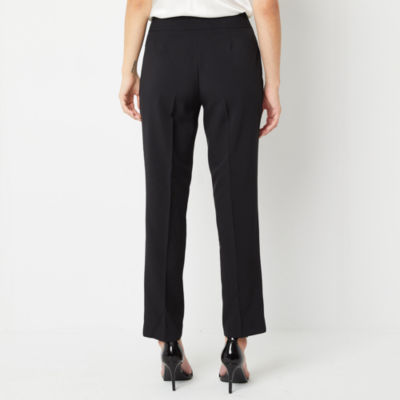 Joni Wool Crepe Straight Pants