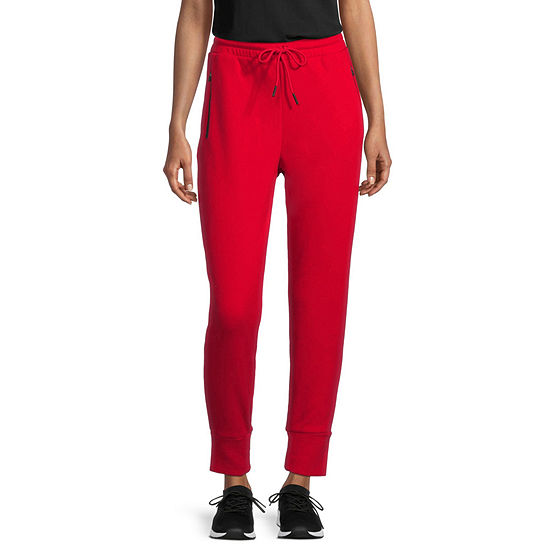 Sports Illustrated Womens Jogger Pant, Color: Striking Red - JCPenney