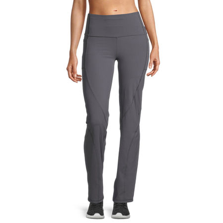  Xersion Womens Mid Rise Straight Pull-On Pants