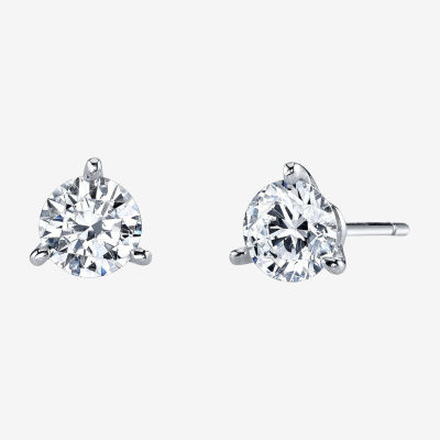 Sterling CZ Studs