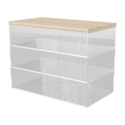 Martha Stewart 3 Pack Bins With MDF Lid