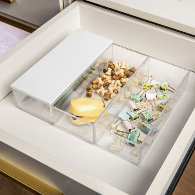 Martha Stewart 3 Pack Bins With MDF Lid