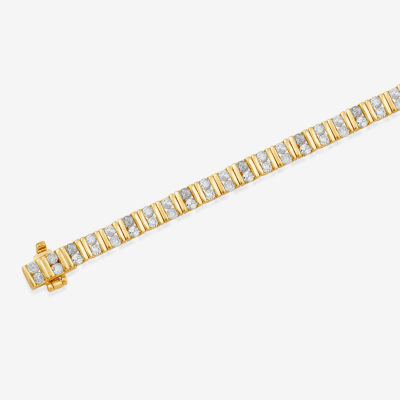 CT. T.W. Lab Grown White Diamond 10K Gold Inch Tennis Bracelet