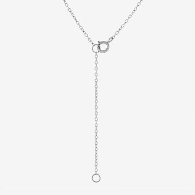 DiamonArt® Womens 1/3 CT. T.W. Lab Created White Cubic Zirconia Sterling Silver Star Pendant Necklace