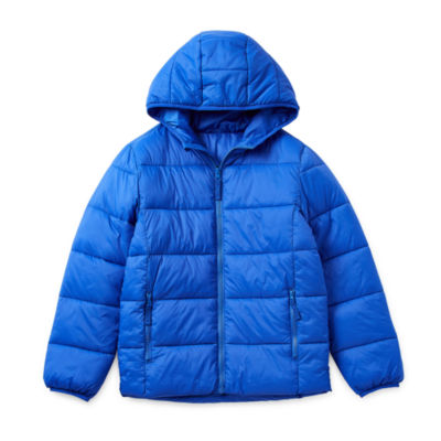 Thereabouts Little & Big Boys Hooded Packable Midweight Puffer Jacket
