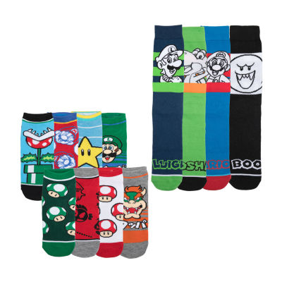 LICENSED PROPERTIES Advent Calendar 12 Pair Super Mario Crew Socks Mens |  Hamilton Place