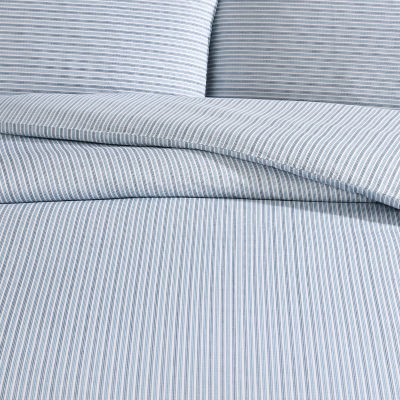 Eddie Bauer Ticking Stripe Duvet Cover Set