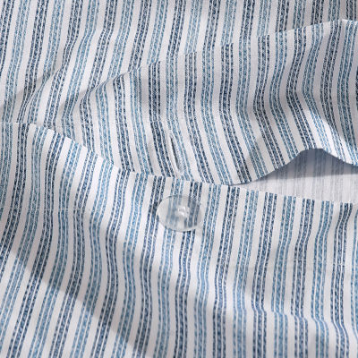 Eddie Bauer Ticking Stripe Duvet Cover Set