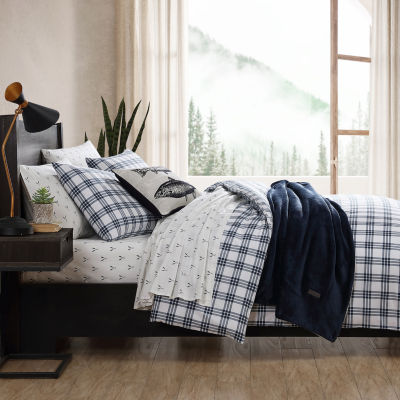 Eddie Bauer Basic Plaid Duvet Cover Set