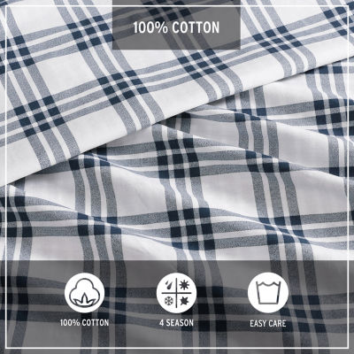 Eddie Bauer Basic Plaid Duvet Cover Set