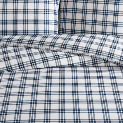 Eddie Bauer Basic Plaid Duvet Cover Set