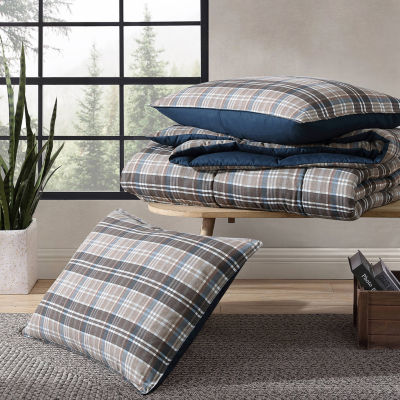 Eddie Bauer Rugged Plaid Duvet Cover Set