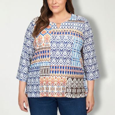 Alfred dunner 2025 plus size tops