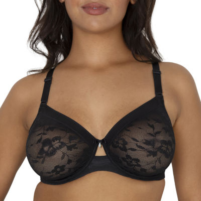 Curvy Couture No Show Lace Unlined Underwire Bra - 1362