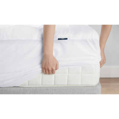 Serta Total Protection Mattress Pad, Color: White - JCPenney