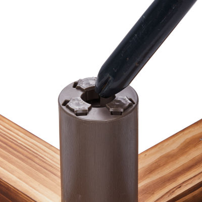 Northlight Light Wood Adjustable Artificial  Up To 8ft Tree Stand