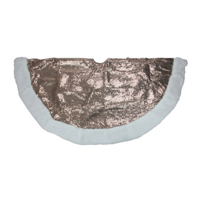 Northlight 48" Round Pailette Sequins Indoor Tree Skirt