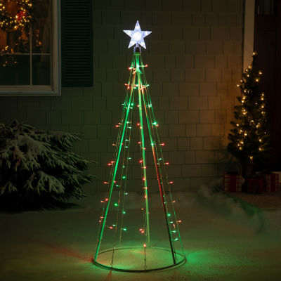 Northlight 5ft Led Lighted Twinkle Christmas Yard Art