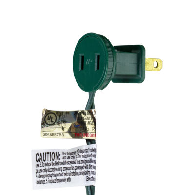 Northlight 300 Pure White Led - 74.75 Ft Green Wire String Lights