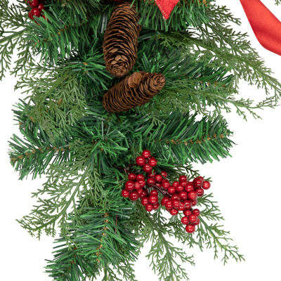 Northlight Set Of 2 Mixed Cedar And Pine Swag