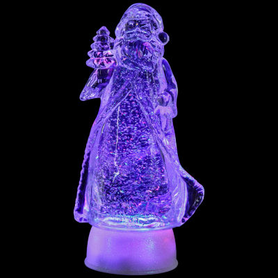 Northlight Led Lighted Color Changing Acrylic Santa Claus - 10in Christmas Tabletop Decor