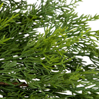 Northlight 24" Cedar With Pinecones Wreath