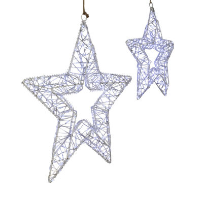 Northlight 18" Led Lighted Stars Christmas Window Decor