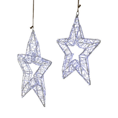 Northlight 18" Led Lighted Stars Christmas Window Decor